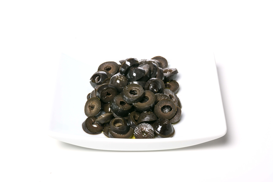 Black Oxidized Olives Slices